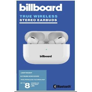 Billboard Tws Stereo Earbuds W/Charging Case